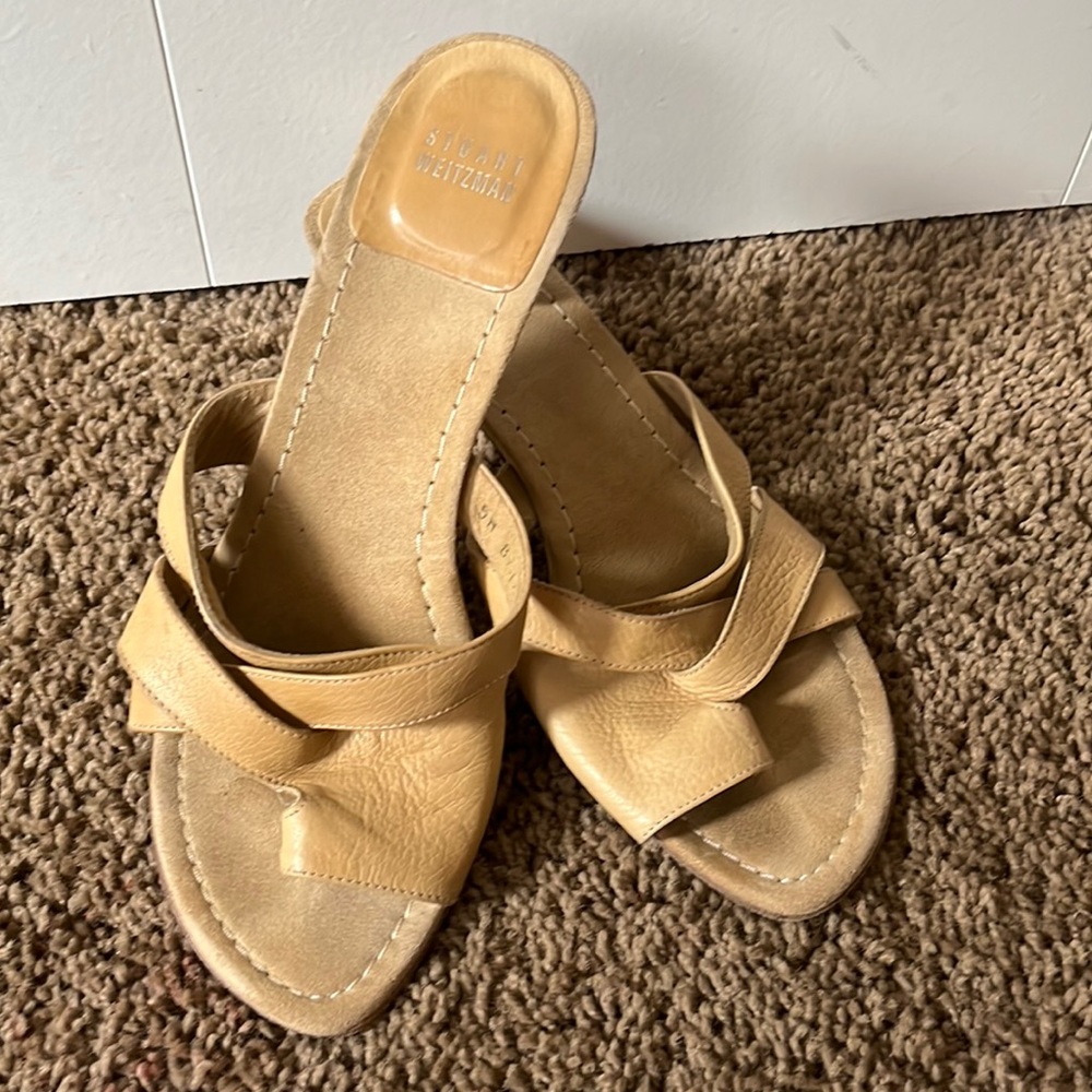 ❌❌SOLD❌❌Stuart Weitzman camel soft leather size 8